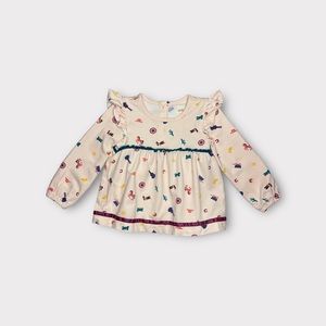 Matilda Jane Western Pattern Long Sleeve Top